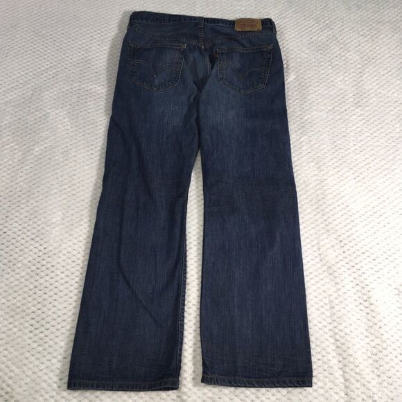 Levi’s 501 Men’s Jeans Straight Leg Jeans Button Fly 100% Cotton Made In Mexico - Picture 5 of 10